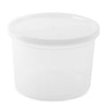 64oz Plastic Deli Containers with Lids, Set of 50 T972488