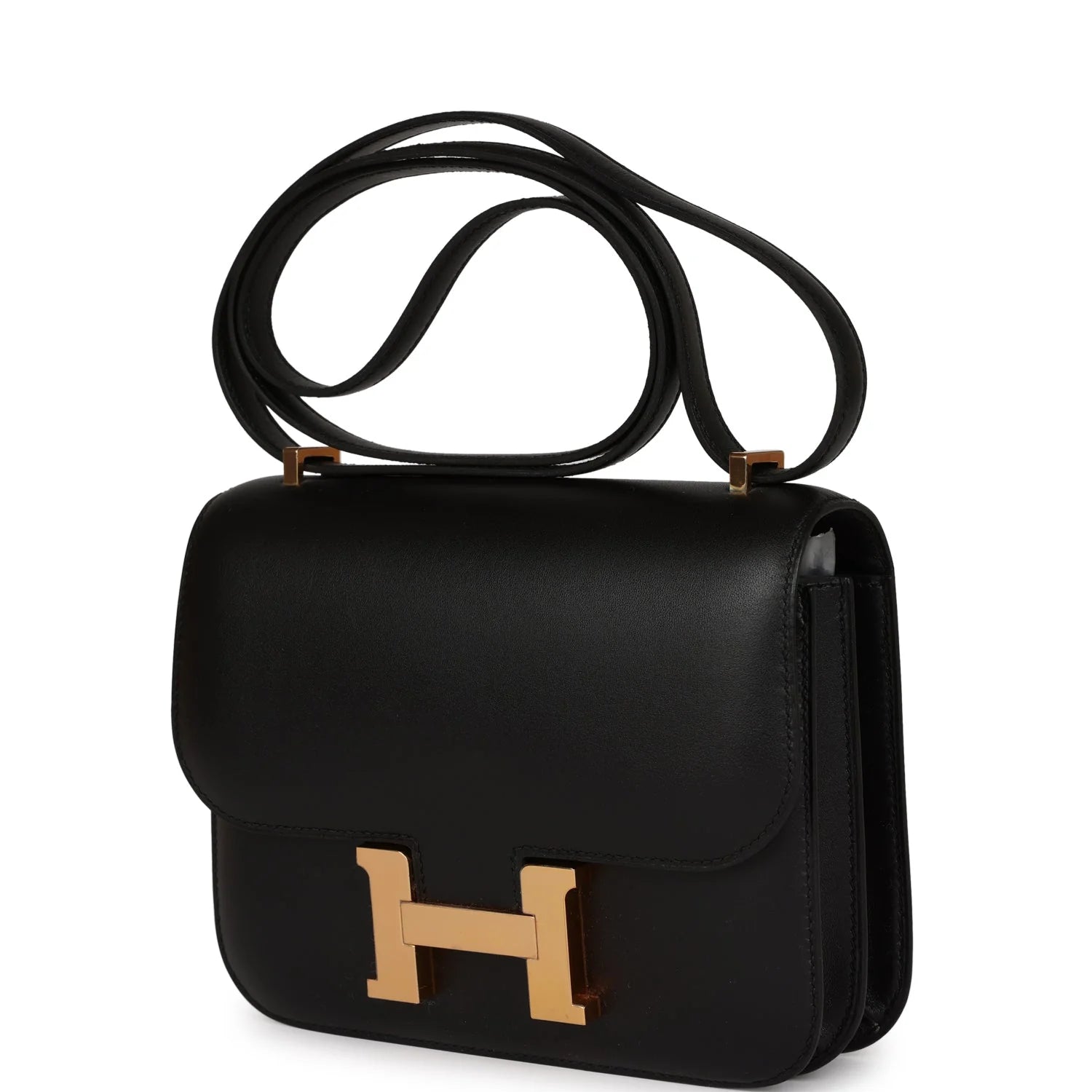 Black Veau Monsieur Rose Gold Hardware Bag A94516
