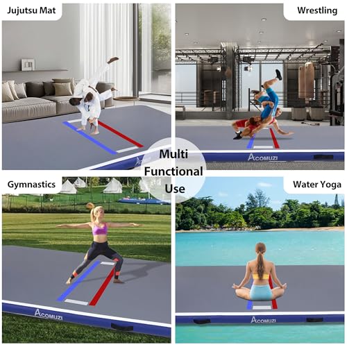 Gray Inflatable Wrestling Mat 10FT/5FT U62830