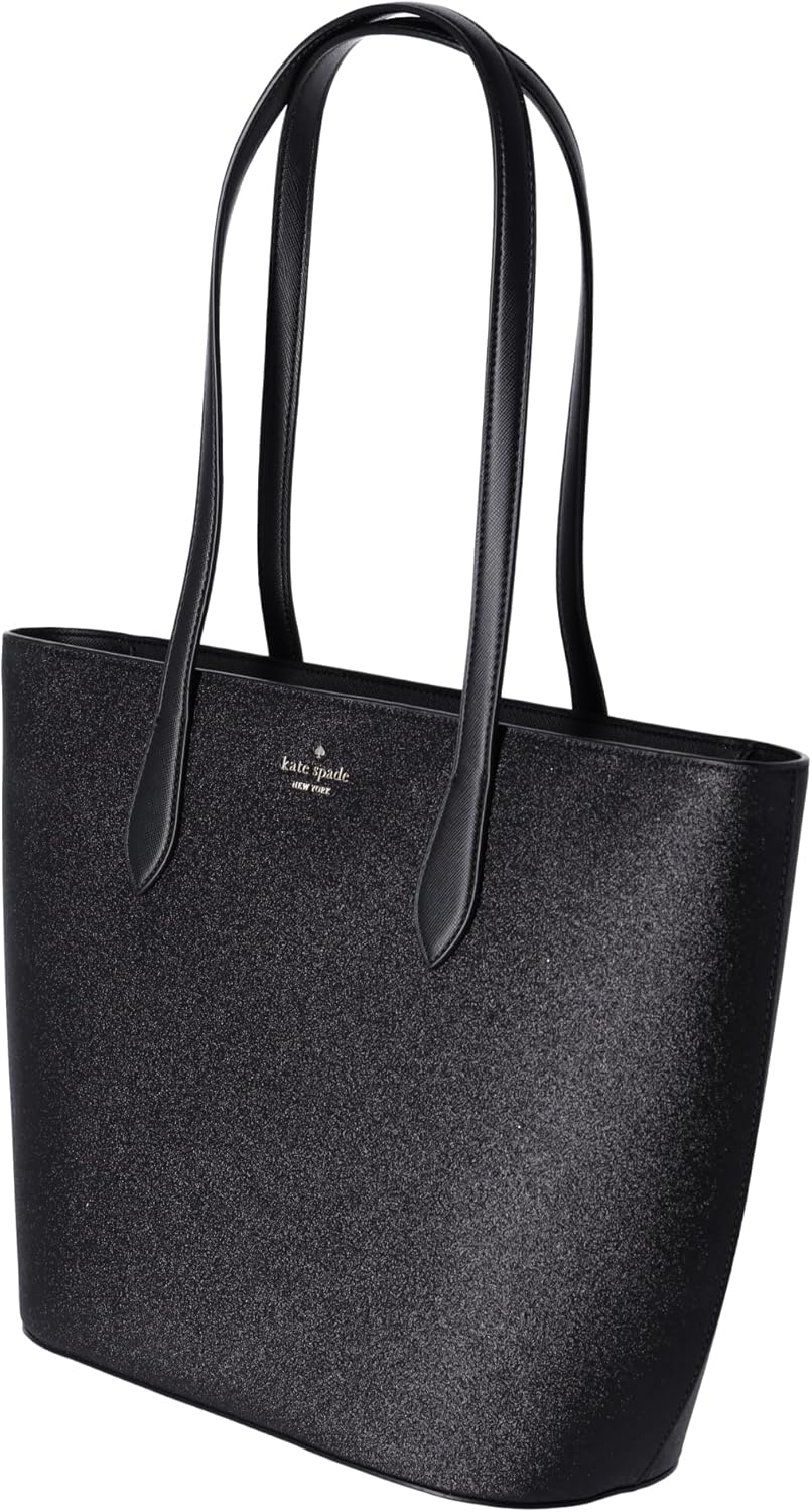 Black Large Top Zip Tote Shoulder Bag K245633