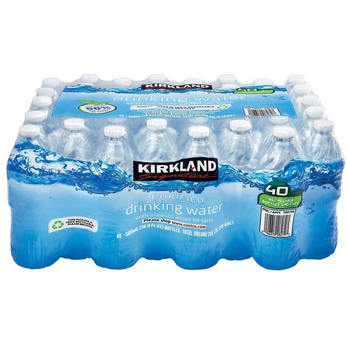 Purified Water (16.9 fl oz Bottle, 40 Count) H903725