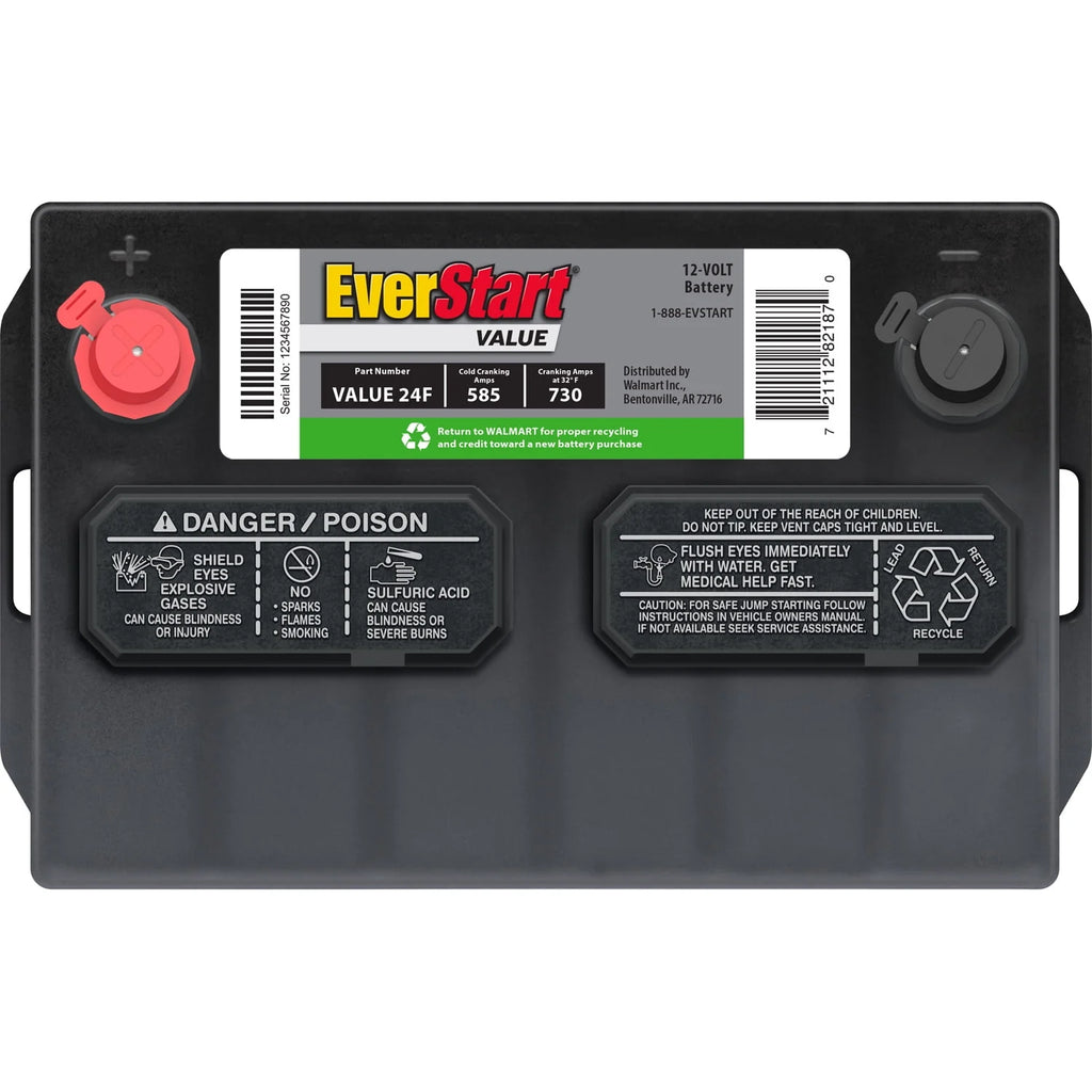 Group Size 24F 12 Volt Lead Acid Automotive Battery T5492