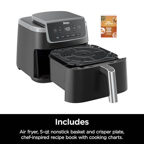 Grey 5 QT Air Fryer with Nonstick Basket X7048