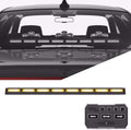 Amber 8 Head LED Traffic Advisor Strobe Light Bar L5375