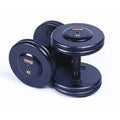 Black Fix Dumbbells 65 Pounds each I395