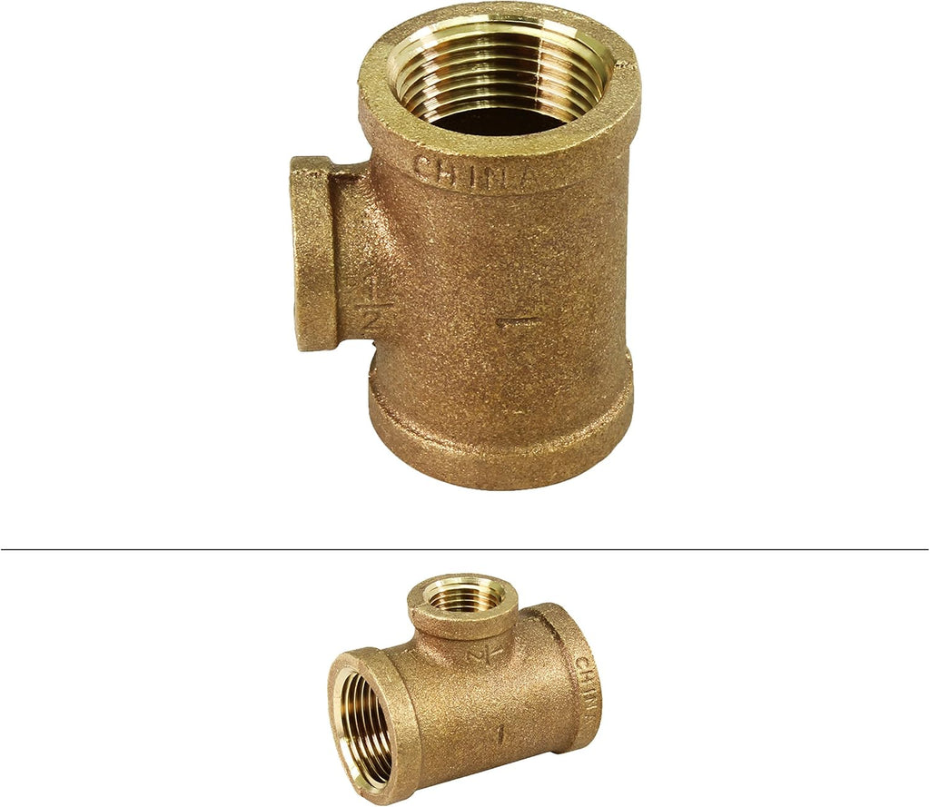 2 Inch Brass Tee L115
