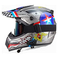 DOT Certified Full Face Motorcycle Helmet with Built-in Speaker I298