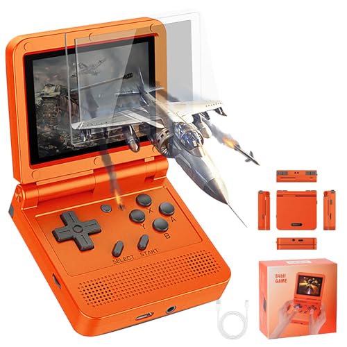 Retro Handheld Game Console with 16G Built-in 2000 Classic Games Red P2805