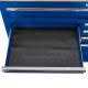 9 Drawer Mobile Storage Cabinet with Solid Wood Top G2030