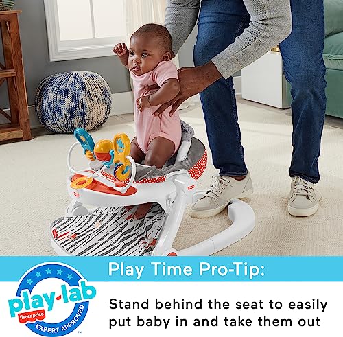 Portable Baby Chair Floor Seat with Removable Toys and Snack Tray P996