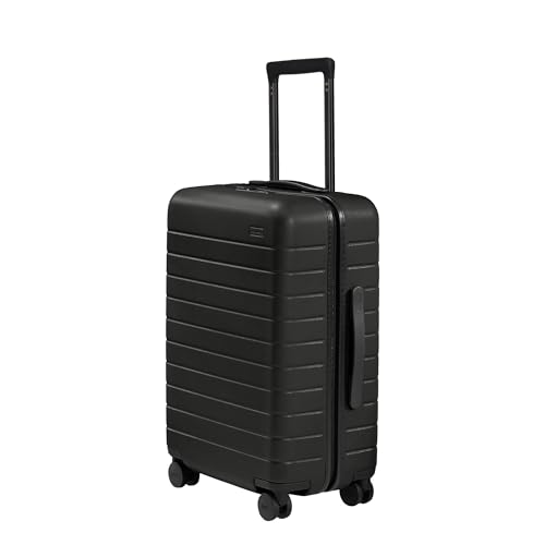 Navy Blue Lightweight Hardside Carry-On Luggage with Spinner Wheels U174652