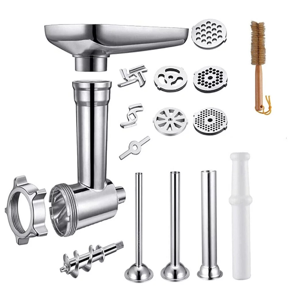 Metal Food Grinder Attachments, Meat Grinder, Sausage Stuffer C9344