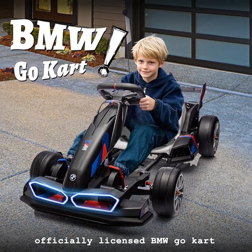Black Electric Go Kart with Adjustable Seat W788147