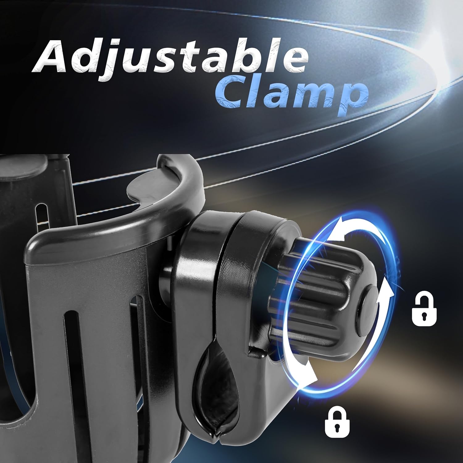 2 Packs Stroller Cup Holder with Phone Holder N60119