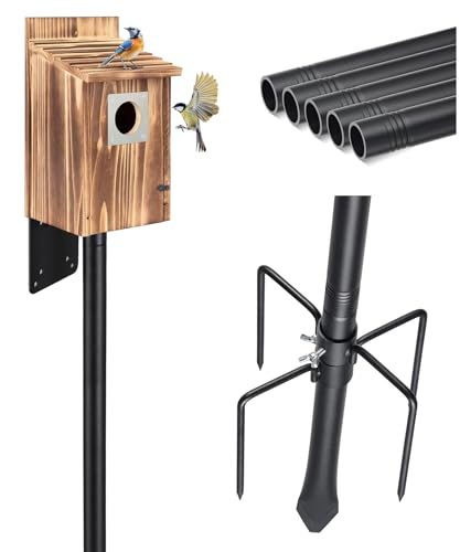 103 inch Heavy Duty Bird Feeder Pole with 5 Prongs Base F816
