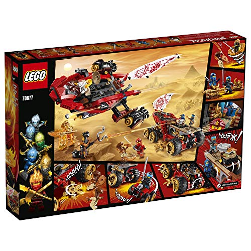 LEGO NINJAGO Land Bounty Toy Truck Building Set with Ninja Minifigures (1,178 Pieces) I99590