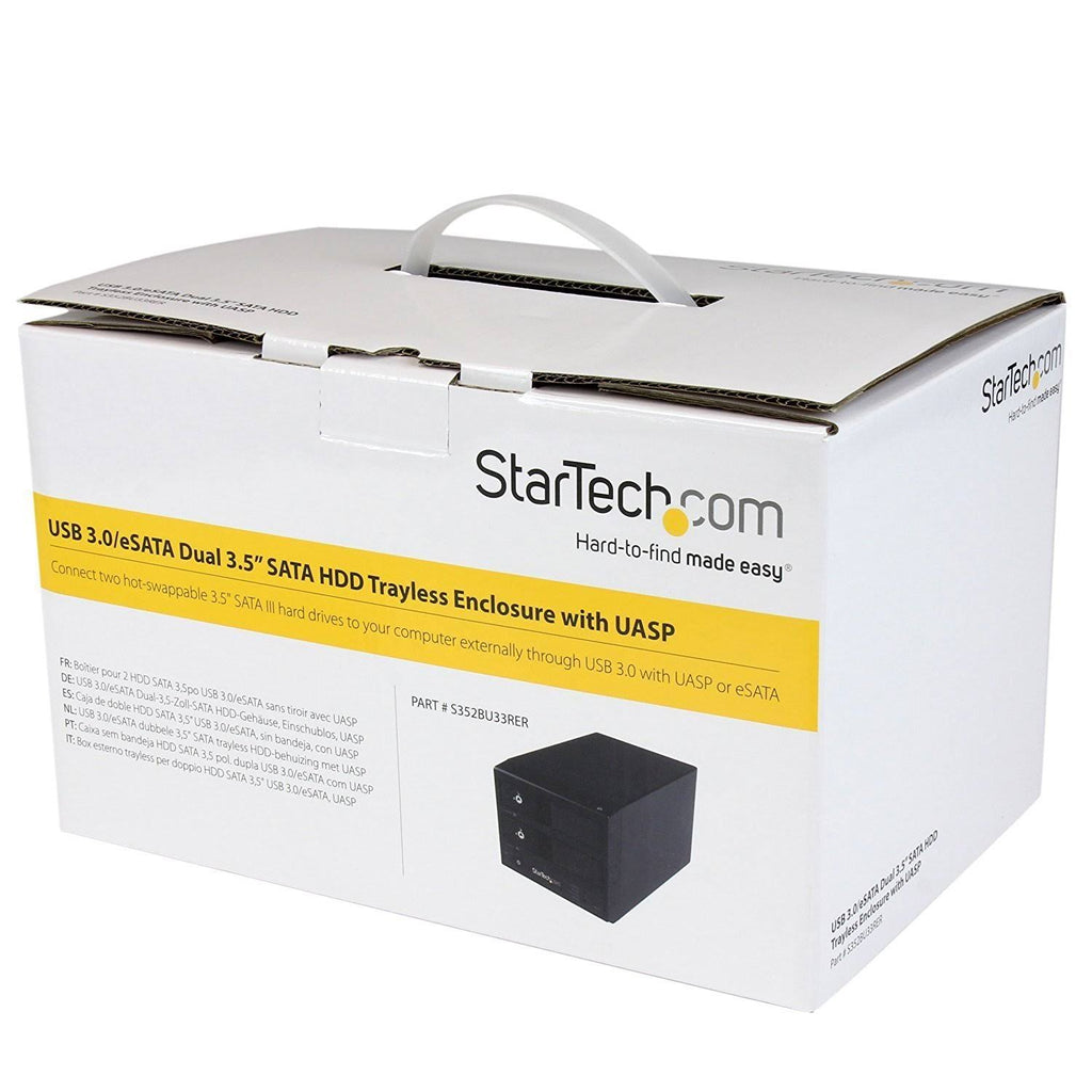 USB 3.0 / eSATA 8-Bay Hot-Swap 2.5/3.5 SATA III Hard Drive Enclosure D4555