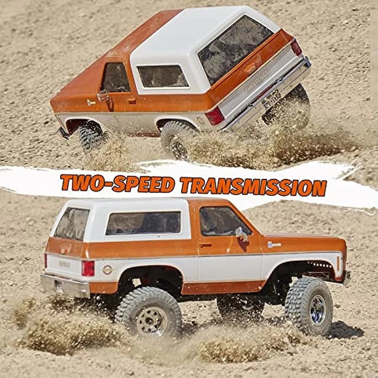 Black 1/24 RC Crawler 4WD Off-Road RC Model R58406