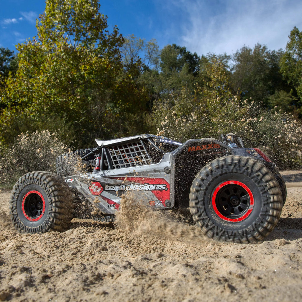 Gray 4 Wheel Drive Brushless Rock Racer RC Truck N963