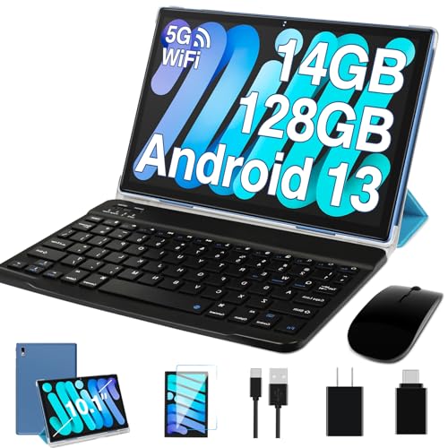 Gray 10 Inch Android Tablet with Keyboard, Mouse, Case Z550