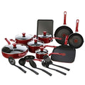 20-Piece Black Dishwasher Safe Cookware Set X18975