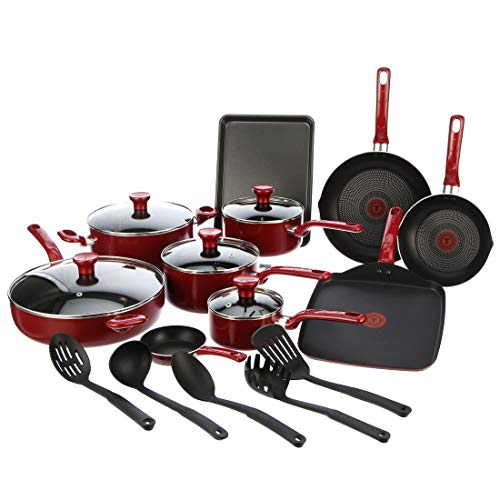 20-Piece Black Dishwasher Safe Cookware Set X18975