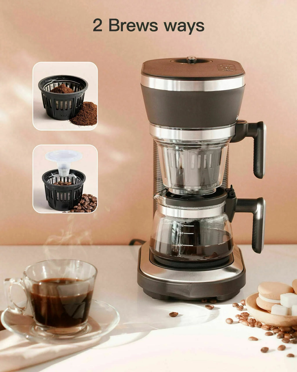 Automatic Coffee Maker & Grinder Single Cup A2997