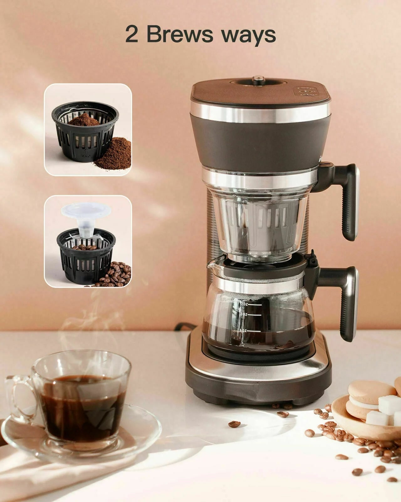 Automatic Coffee Maker & Grinder Single Cup A2997