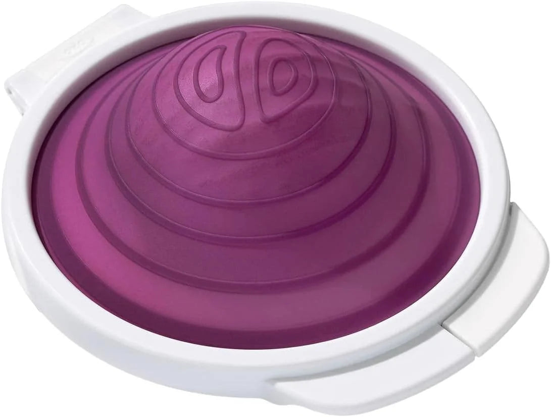 White Reusable Silicone Onion Saver J736