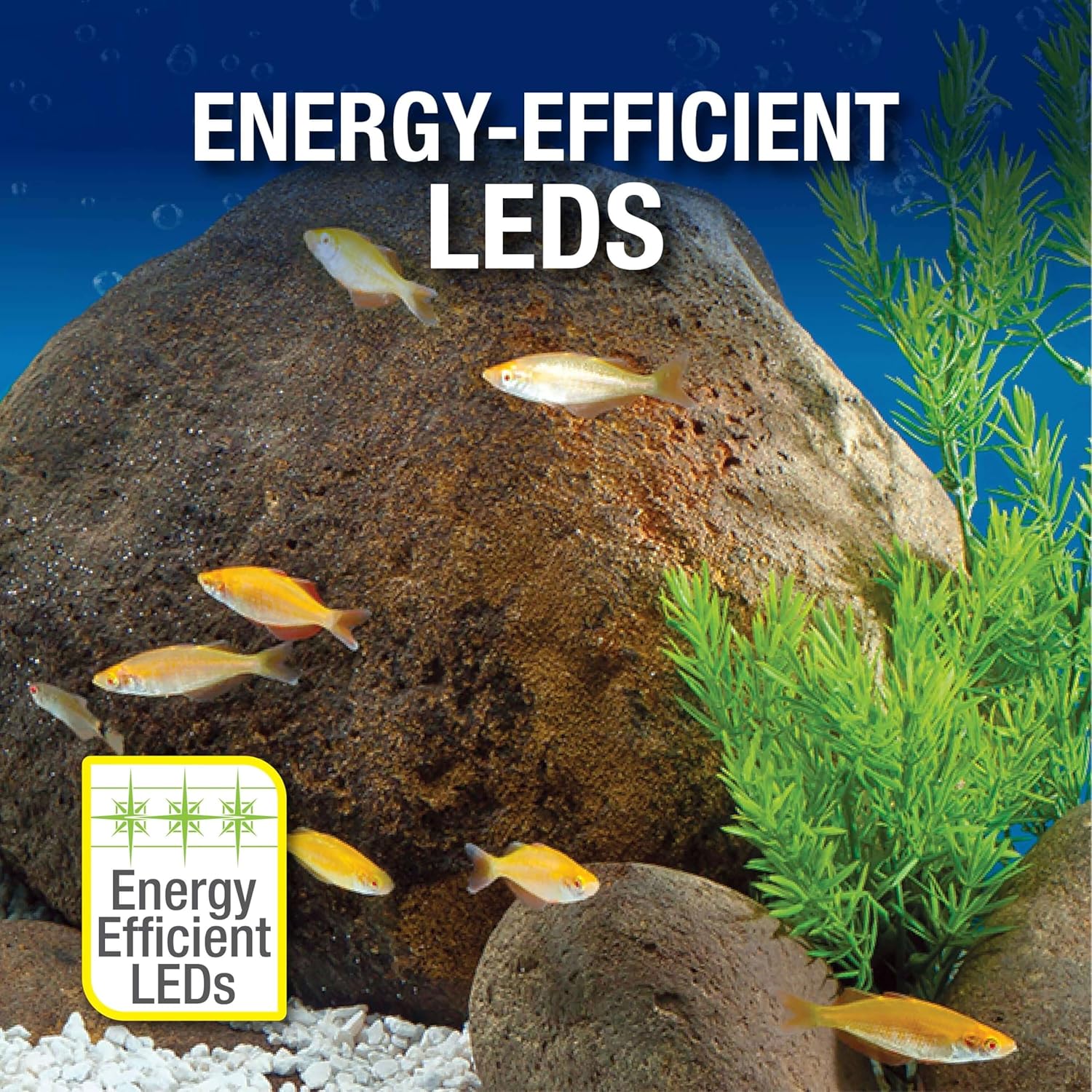 20 Gallon Complete Tropical Fish Tank Kit with LED Lighting U7461