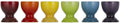 Set of 6 Stoneware Egg Cups I149
