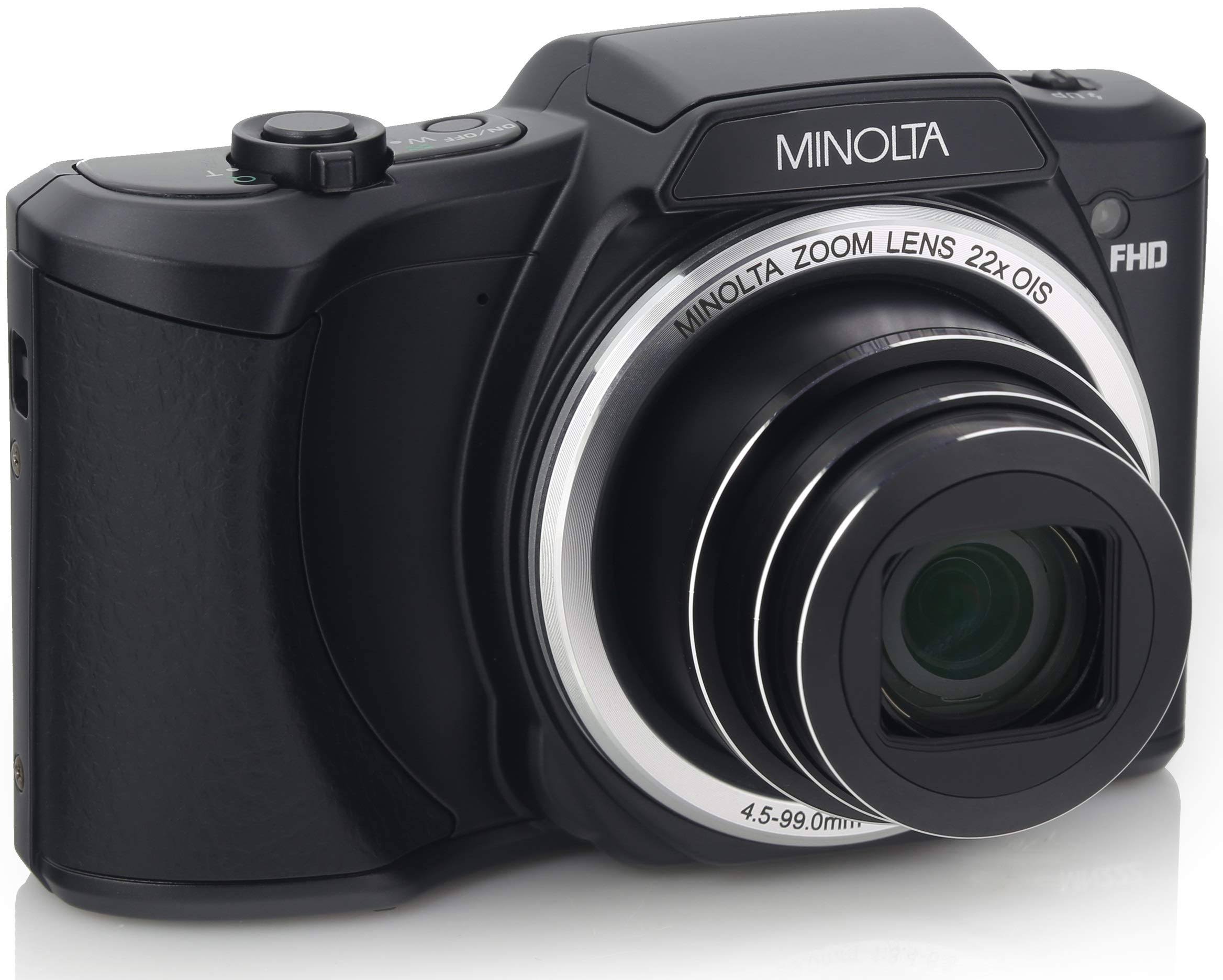 20.0-Megapixel 1080p Full HD Wi-Fi Digital Camera with 22x Zoom (Black) E77245