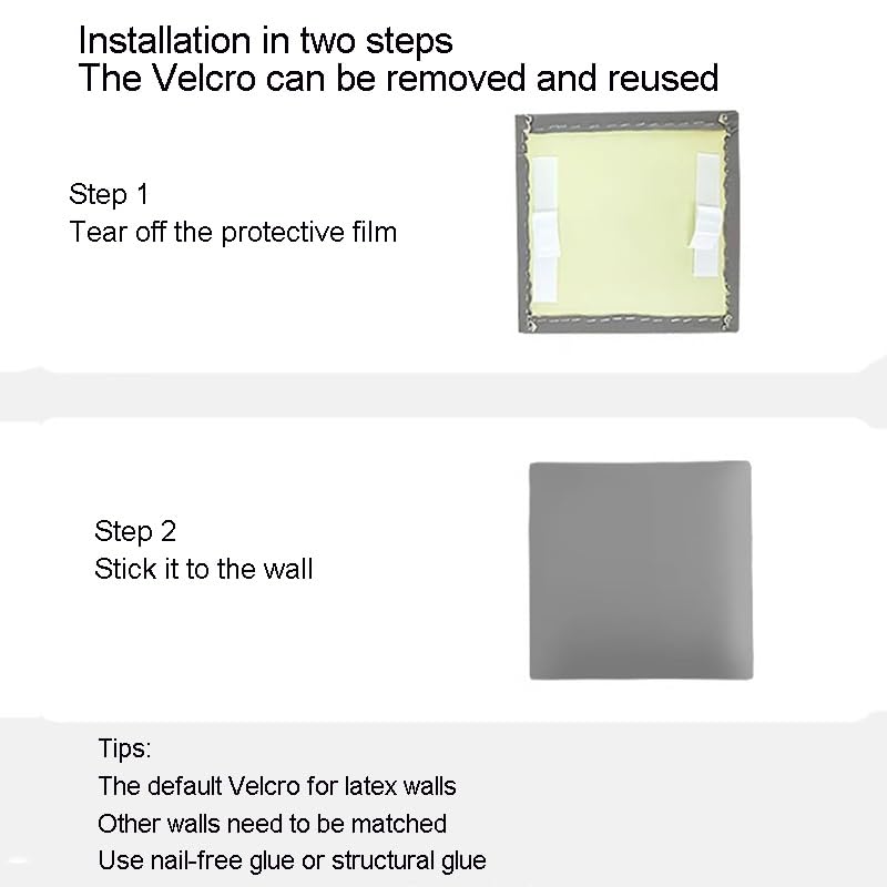3D Anti-Collision Wall Mounted Bed Wall Padding W280497