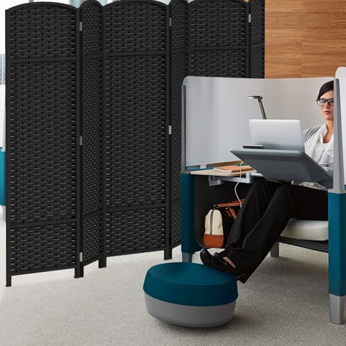 Brown 4 Panel Room Divider R923