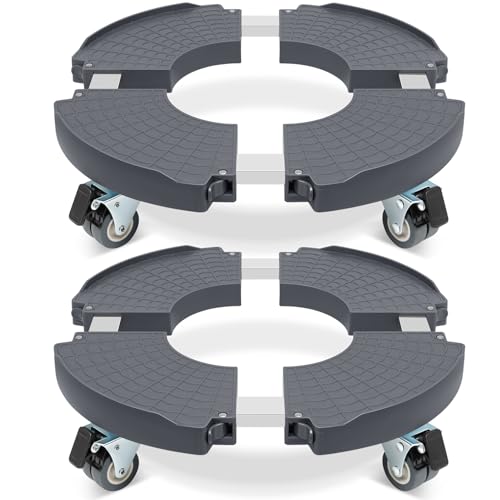 Heavy Duty Rolling Plant Stand with Wheels 2 Pack Y240089
