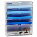 Black 10 Tier Wall Mounted File Organizer H189
