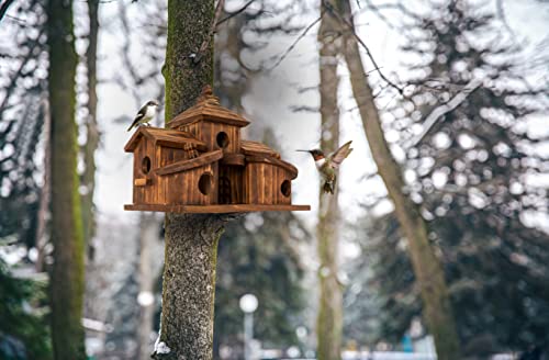 5 Hole Hanging Birdhouse W908593