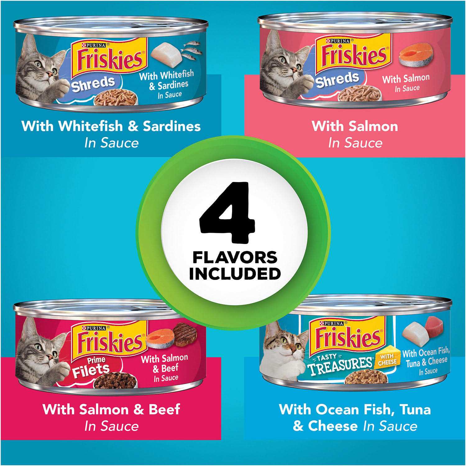 Wet Cat Food Variety Pack L3884