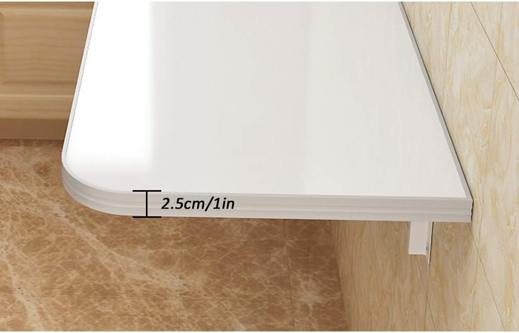 White Wall Mounted Folding Desk D141