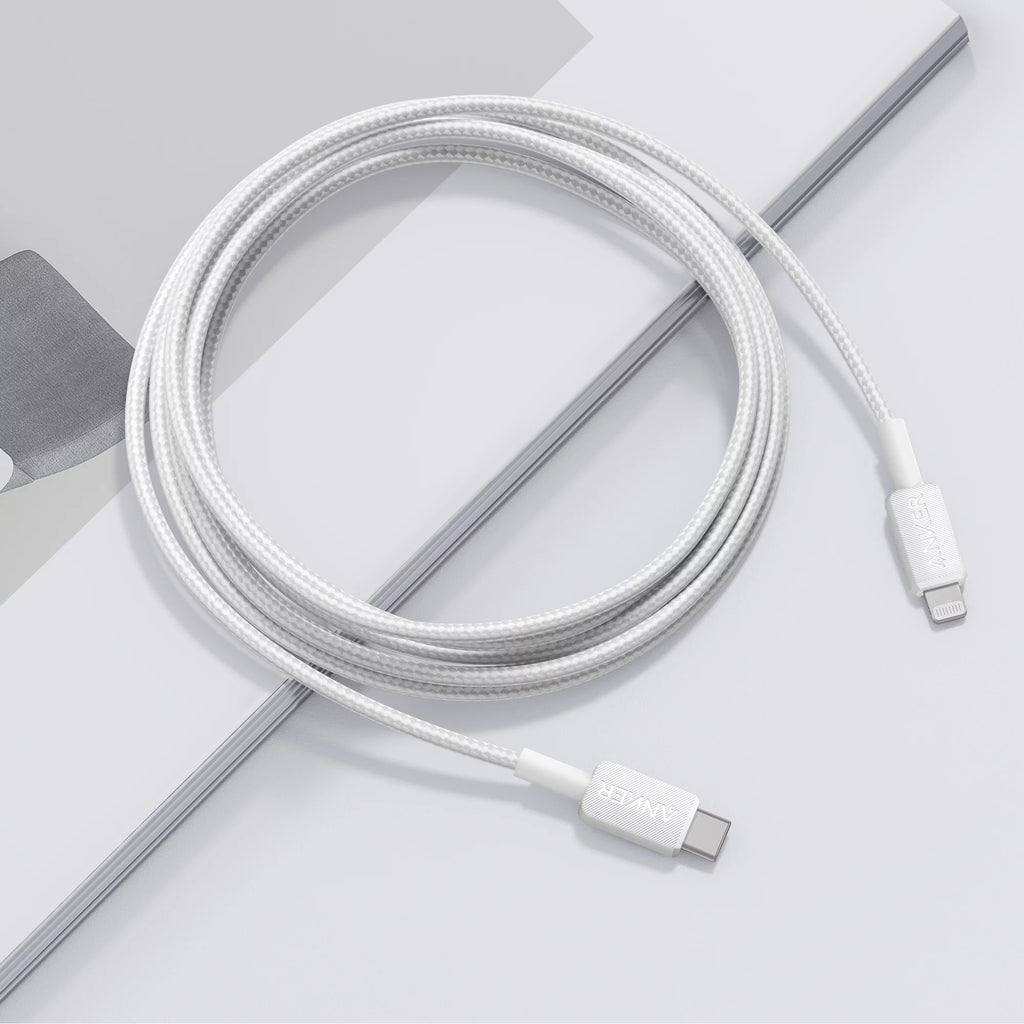 10ft Braided USB-C to Lightning Cable J532479