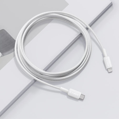 10ft Braided USB-C to Lightning Cable J532479