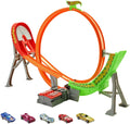 Hot Wheels Motorized Raceway Track Set with 5 Cars R346