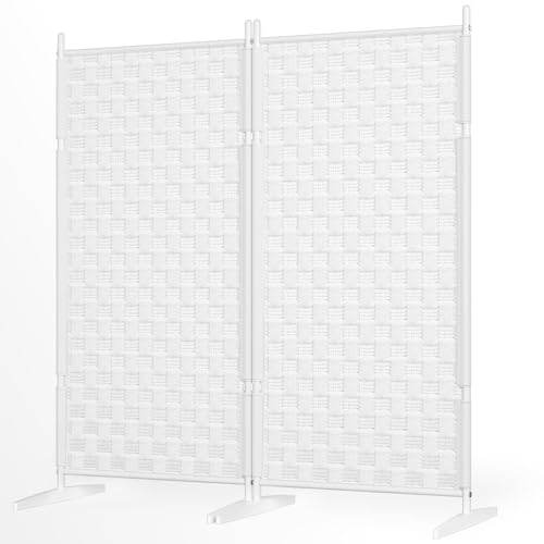 White Folding Room Divider N620