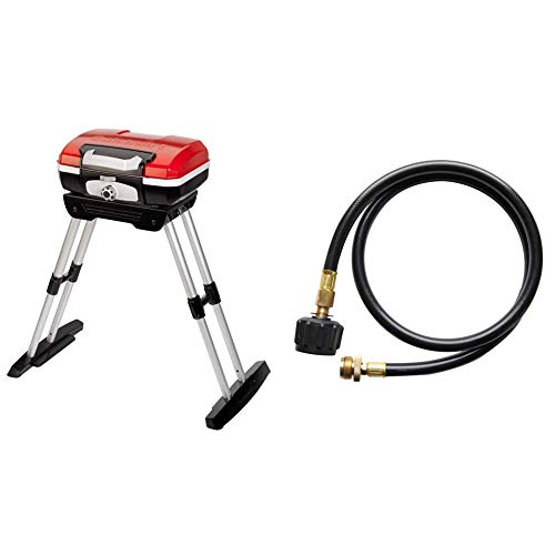 Portable Propane Gas Grill with 150 sq. in. Cooking Surface and Tote Cover S91501