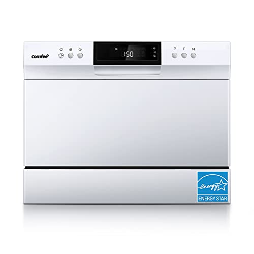 Black Countertop Portable Dishwasher, 6 Place Settings P735366
