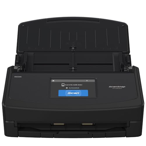 Black Wireless Document Scanner with Auto Document Feeder Y7885