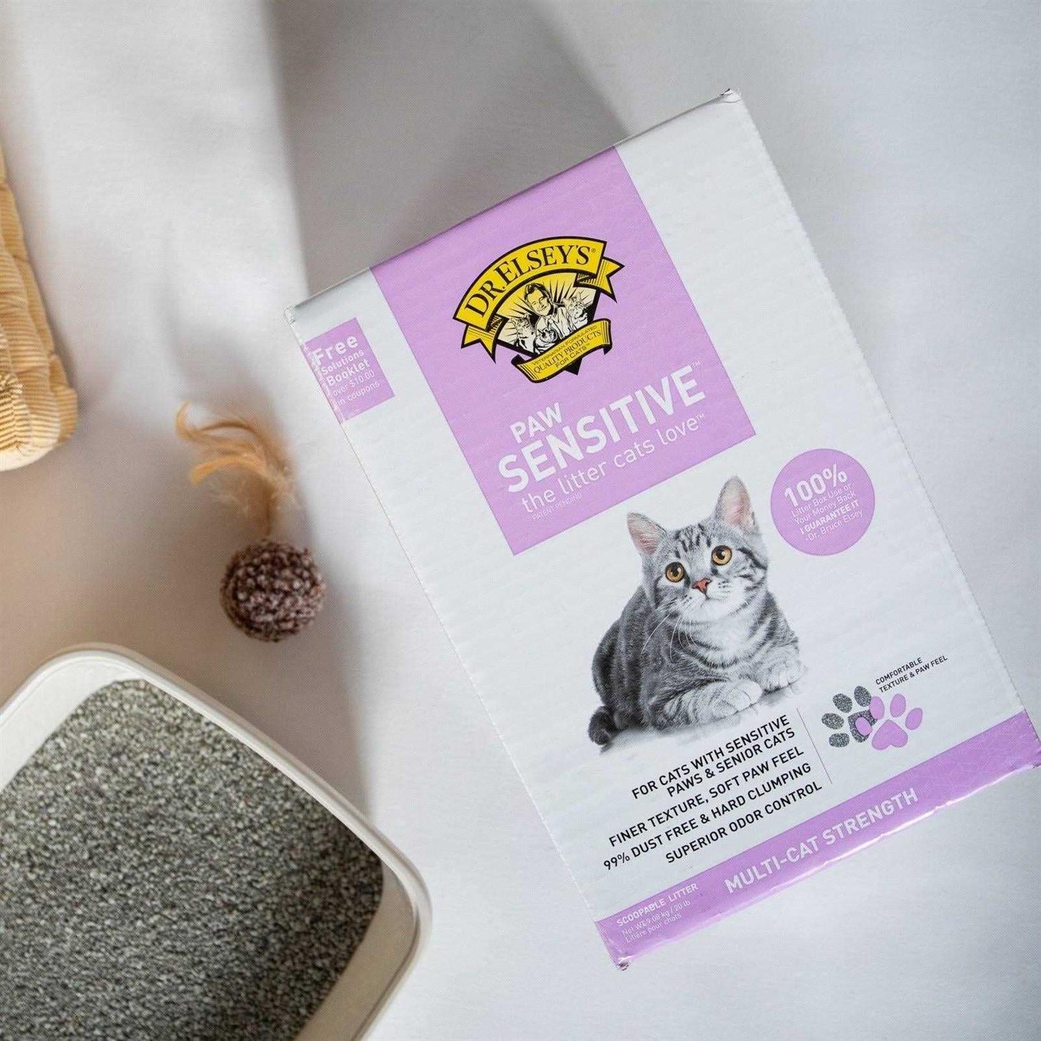 Paw Sensitive Clumping Multi-Cat Clay Litter Y77444