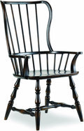 Ebony Spindle Dining Arm Chair (Set of 2) Q66722