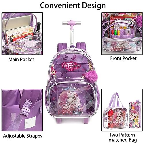 Clear Rolling Backpack (Dinosaur) Q162173