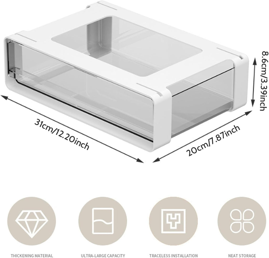 Adhesive Under Cabinet Drawer Slide Out Organizer U27737
